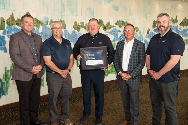 CLOW Canada receives WorksafeNB Safety Star award