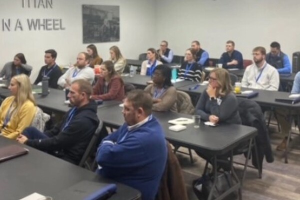 Manchester Tank - Quincy AGM Sam Parks participates in Quincy Leadership Institute panel