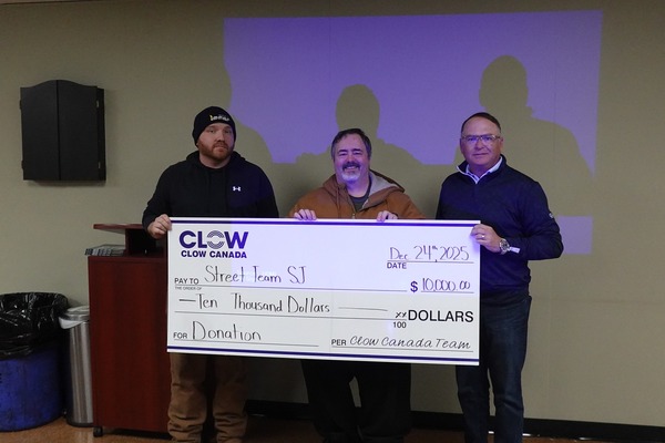 Clow Canada and Local 835 support Street Team Saint John