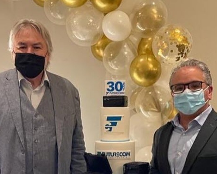 Pictured L-R: Paul Halinaty and Honourable Francesco Sorbara