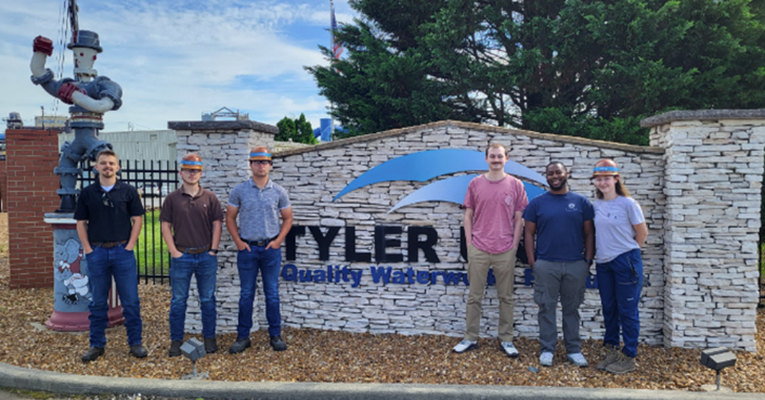 Pictured  left to right: Isaac Walker, Dalton McElroy, Connor George, Brandon Angel, Denzel Stinson, Ashley Lacy (Not pictured: Daniel Rich)