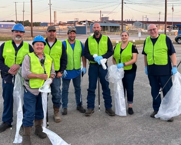 Tyler Pipe encourages environmental excellence with monthly litter sweep