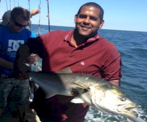 (Pictured: Atlantic States Team Member Ramundo Perez showing off his catch of the day)